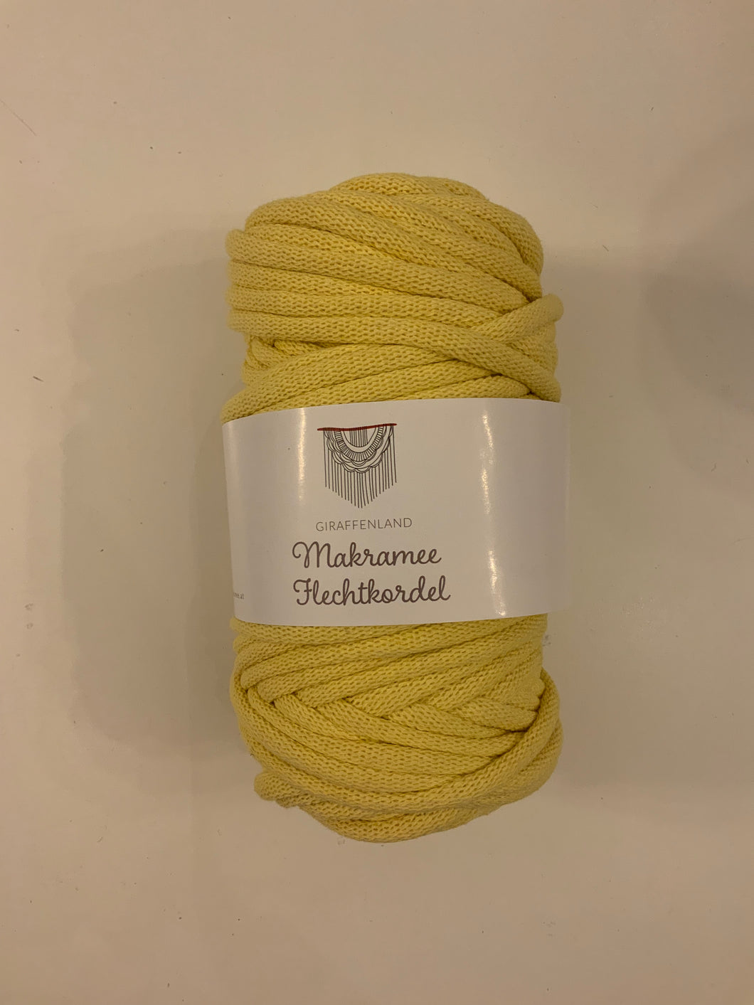 Giraffenland 9mm Flechtkordel, G60 gelb hellgelb