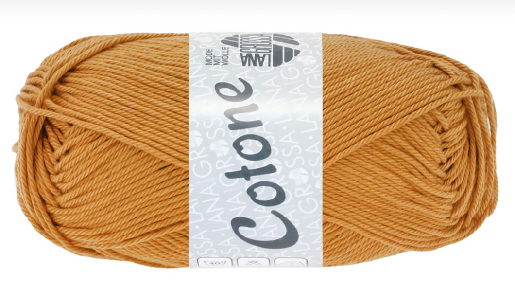 Lana Grossa Cotone Goldbraun Nr. 130