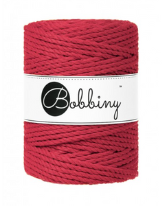 Bobbiny Makramee-Kordel, einfach gedreht, 5 mm, classic red