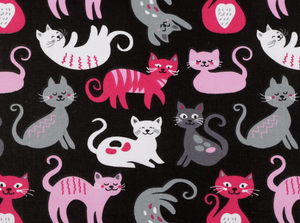 Baumwollstoff Katzen