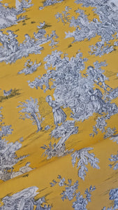 Homedeco Toile de jouy gelb