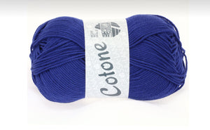 Lana Grossa Cotone royalblau Nr. 12