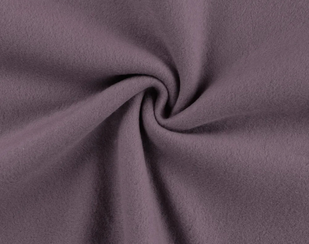 Bio-Baumwoll-Fleece mauve