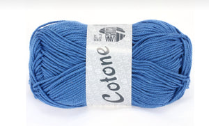 Lana Grossa Cotone blau Nr.11