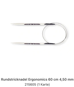 RUNDSTRICKNADEL Ergonomics Prym 60cm 4,50mm