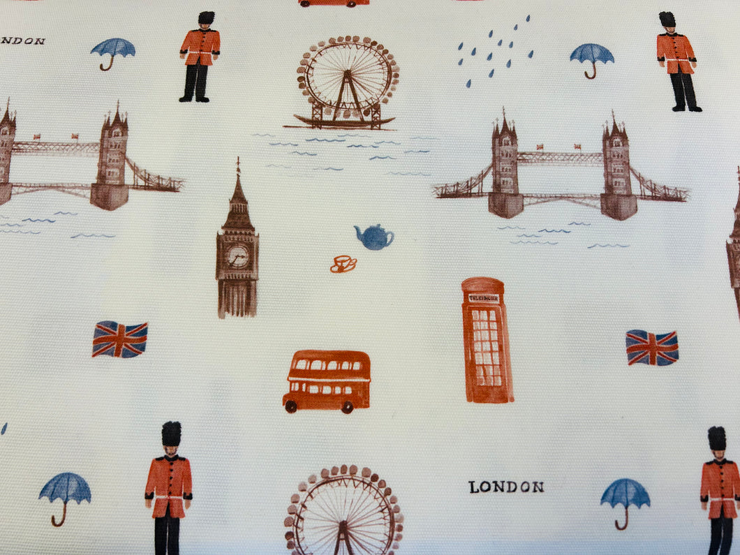 Homedeco Canvas Fester Baumwollstoff London