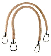 Taschengriff lederoptik geflochten 55cm beige