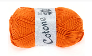 Lana Grossa Cotone orange Kürbis Nr. 39