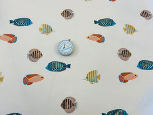 Homedeco Canvas Fester Baumwollstoff Fische