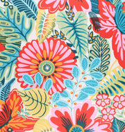 Wasserabweisender Stoff Flower bunt