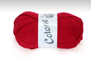 Lana Grossa Cotone Weinrot Nr. 4