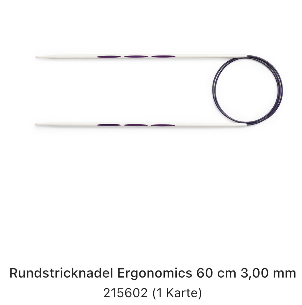 RUNDSTRICKNADEL Ergonomics Prym 60cm 3,00mm