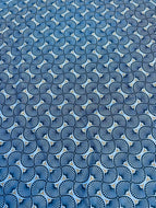 Wasserabweisender Stoff blau senf Fächer