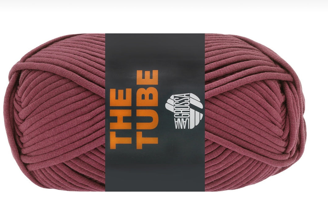Lana Grossa The Tube dunkelrot Nr. 28 200g