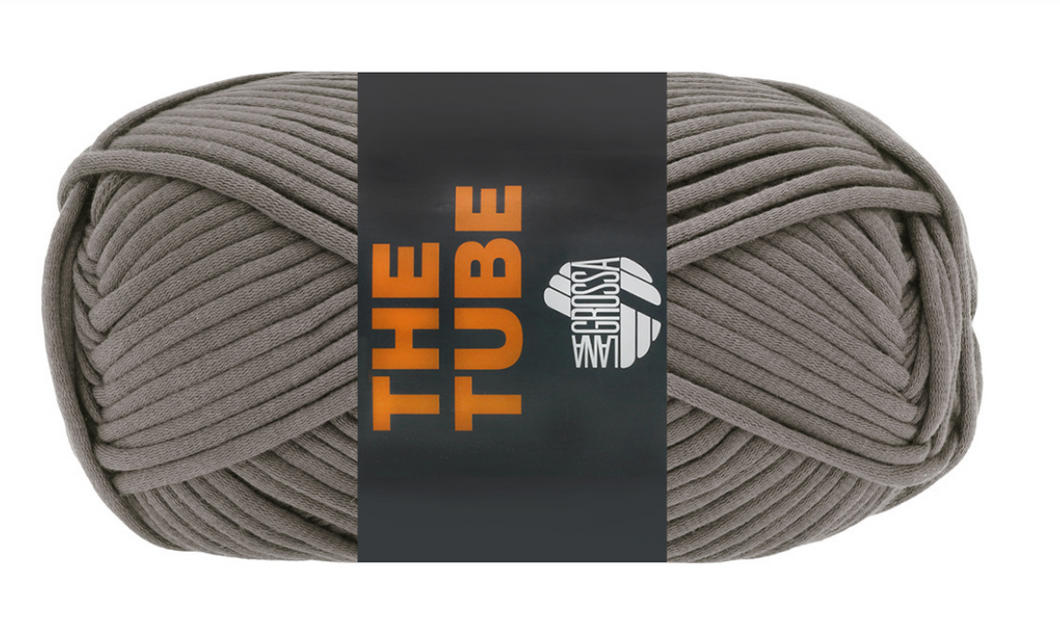 Lana Grossa The Tube graubraun Nr. 32 200g