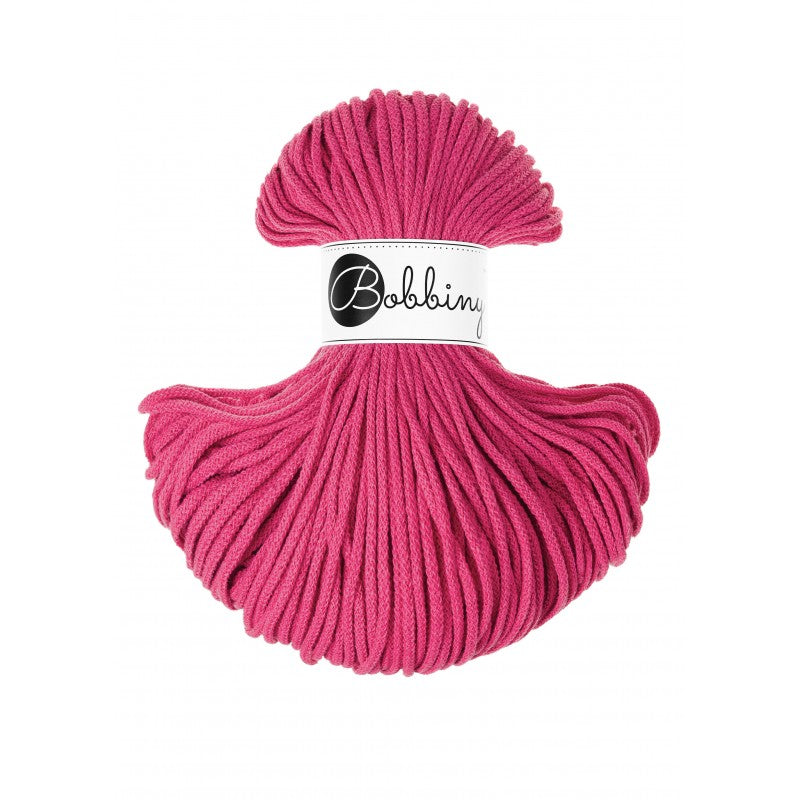 Bobbiny Flechtkordel, 3 mm, Dopamine pink