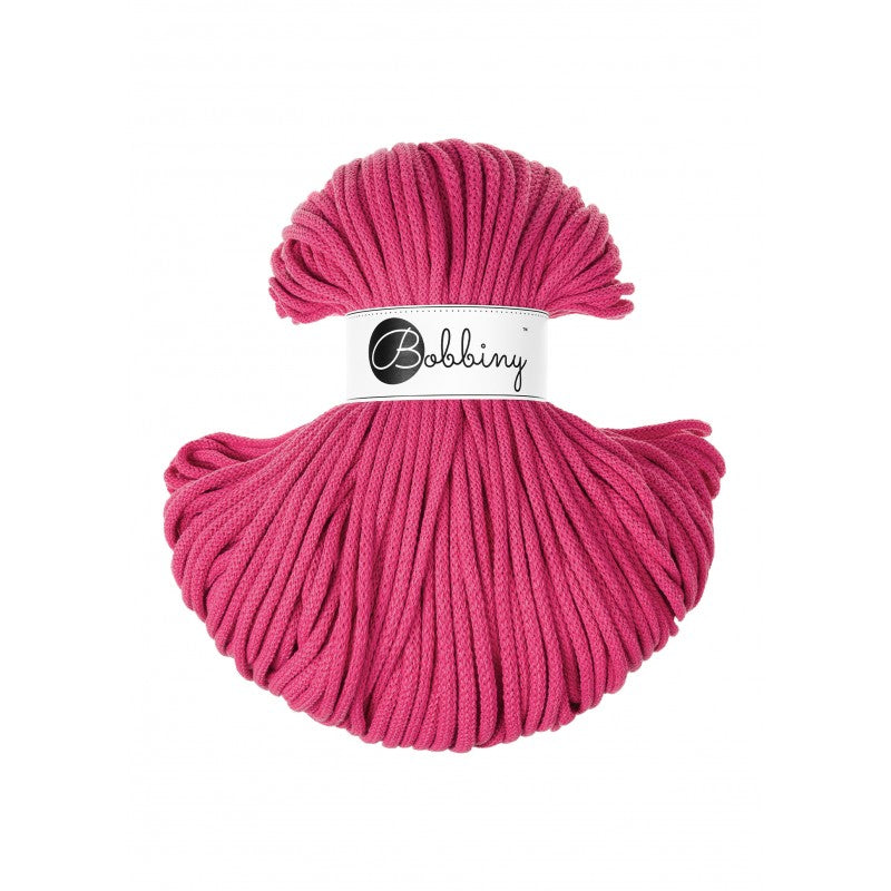 Bobbiny Flechtkordel, 5 mm, dopamine pink