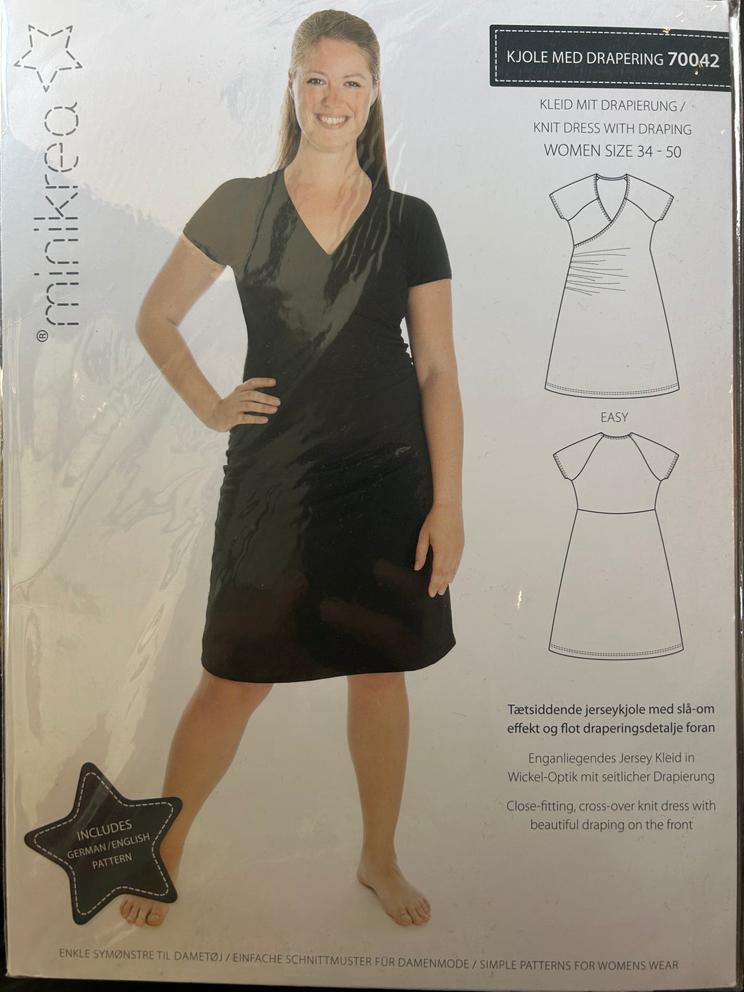 Minikrea - Kleid mit Drapierung  70042