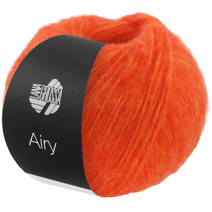 Lana Grossa Airy 50g Farb-Nr. 17 rotorange