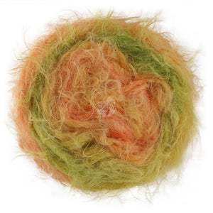 Lana Grossa Basta Mista 50g Farb-Nr. 104, Kiwi/Pistazie/Vanille/Senfgelb/Pfirsich/Apricot