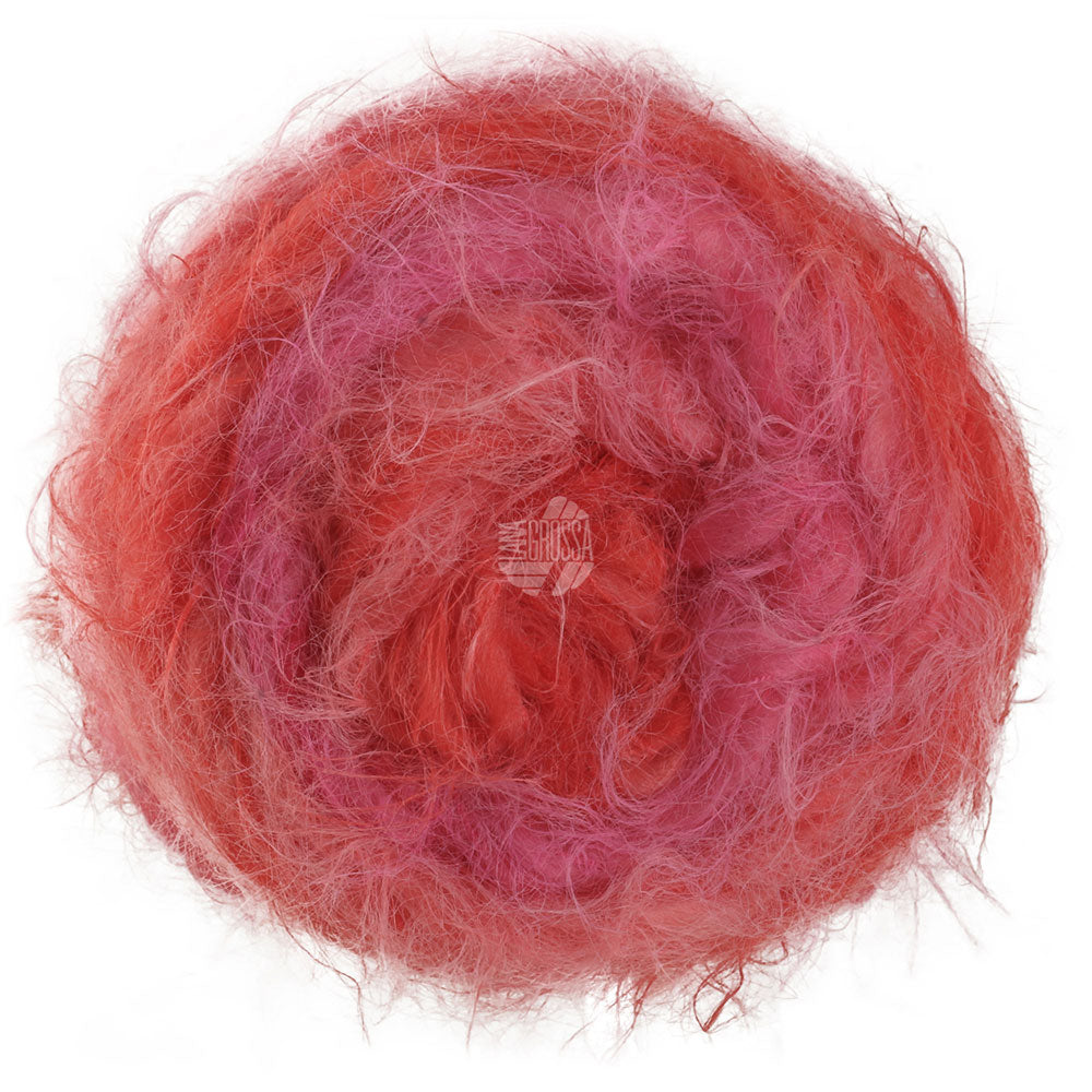 Lana Grossa Basta Mista 50g Farb-Nr. 106, Rosa/Pink/Lachs/Koralle//Rot