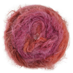 Lana Grossa Basta Mista 50g Farb-Nr. 107, Rotviolett/Fuchsia/Altrosa/Weinrot/Burgund