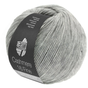 Lana Grossa Cashmere Fine 16, Farb-Nr. 015, hellgrau