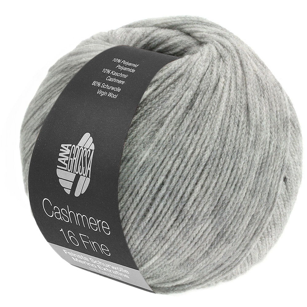 Lana Grossa Cashmere Fine 16, Farb-Nr. 015, hellgrau