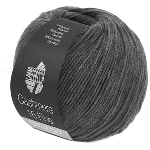 Lana Grossa Cashmere Fine 16, Farb-Nr. 016, dunkelgrau