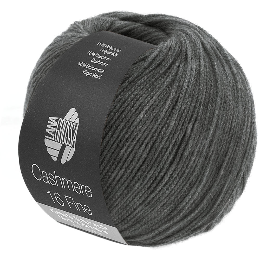 Lana Grossa Cashmere Fine 16, Farb-Nr. 016, dunkelgrau