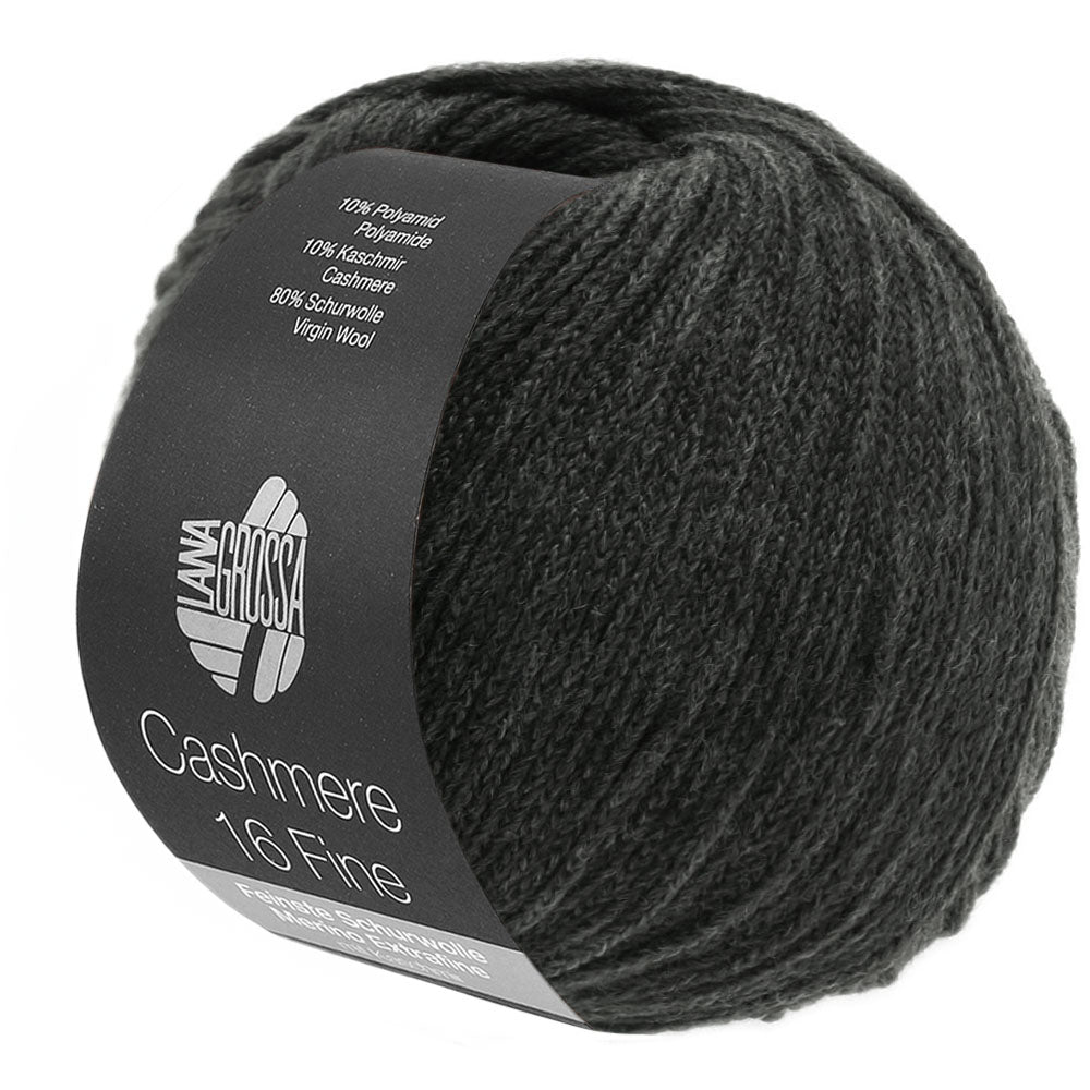 Lana Grossa Cashmere Fine 16, Farb-Nr. 017, anthrazit