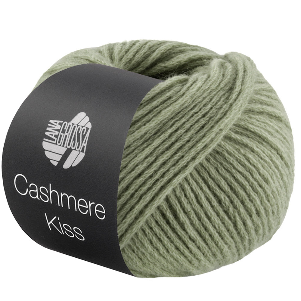 Lana Grossa Cashmere Kiss 114 resedagrün 25g