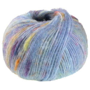 Lana Grossa Cassata 50g Farb-Nr. 5, Hellblau/Pink/Gelb/Orange/Blaulila