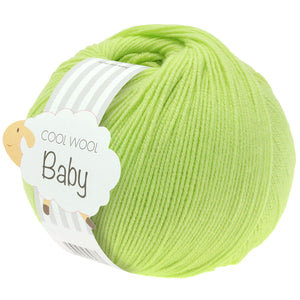 Lana Grossa Cool Wool Baby Farbnr. 228 limette, 50g