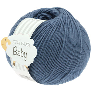 Lana Grossa Cool Wool Baby Farbnr. 263 Taubenblau 50g