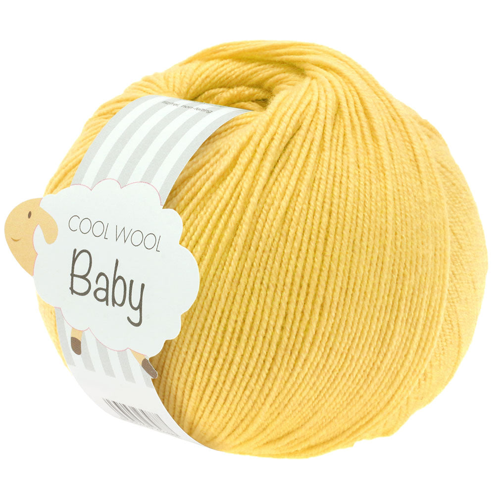 Lana Grossa Cool Wool Baby Farbnr. 273 gelb, 50g