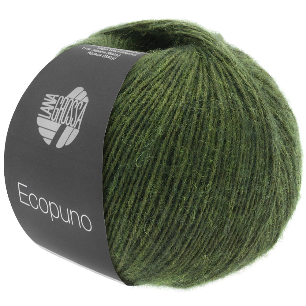 Lana Grossa Ecopuno 50g Farb-Nr. 1, Loden