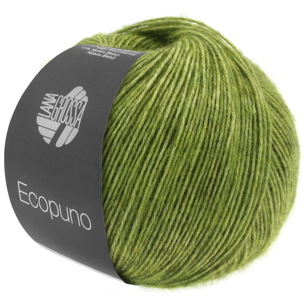 Lana Grossa Ecopuno 50g Farb-Nr. 2, Apfelgrün