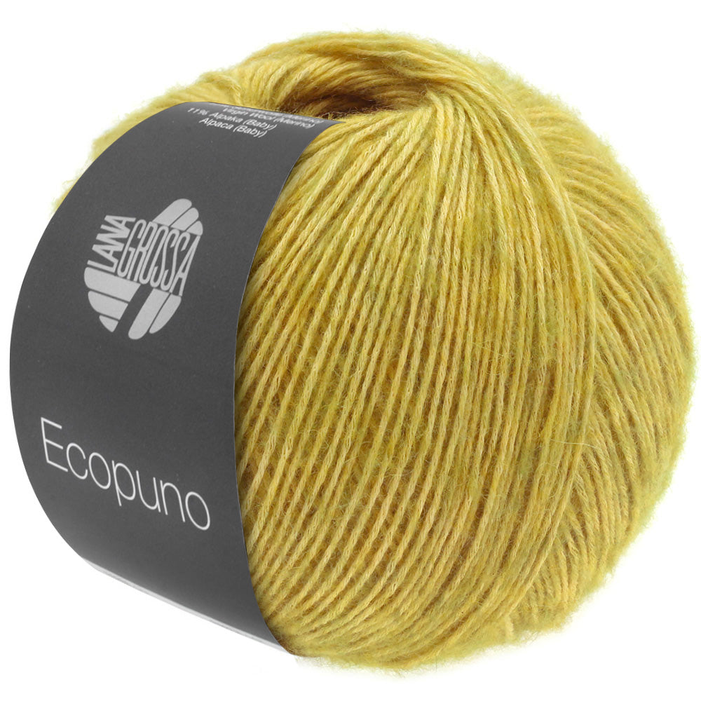 Lana Grossa Ecopuno 50g Farb-Nr. 3, Gelbgrün