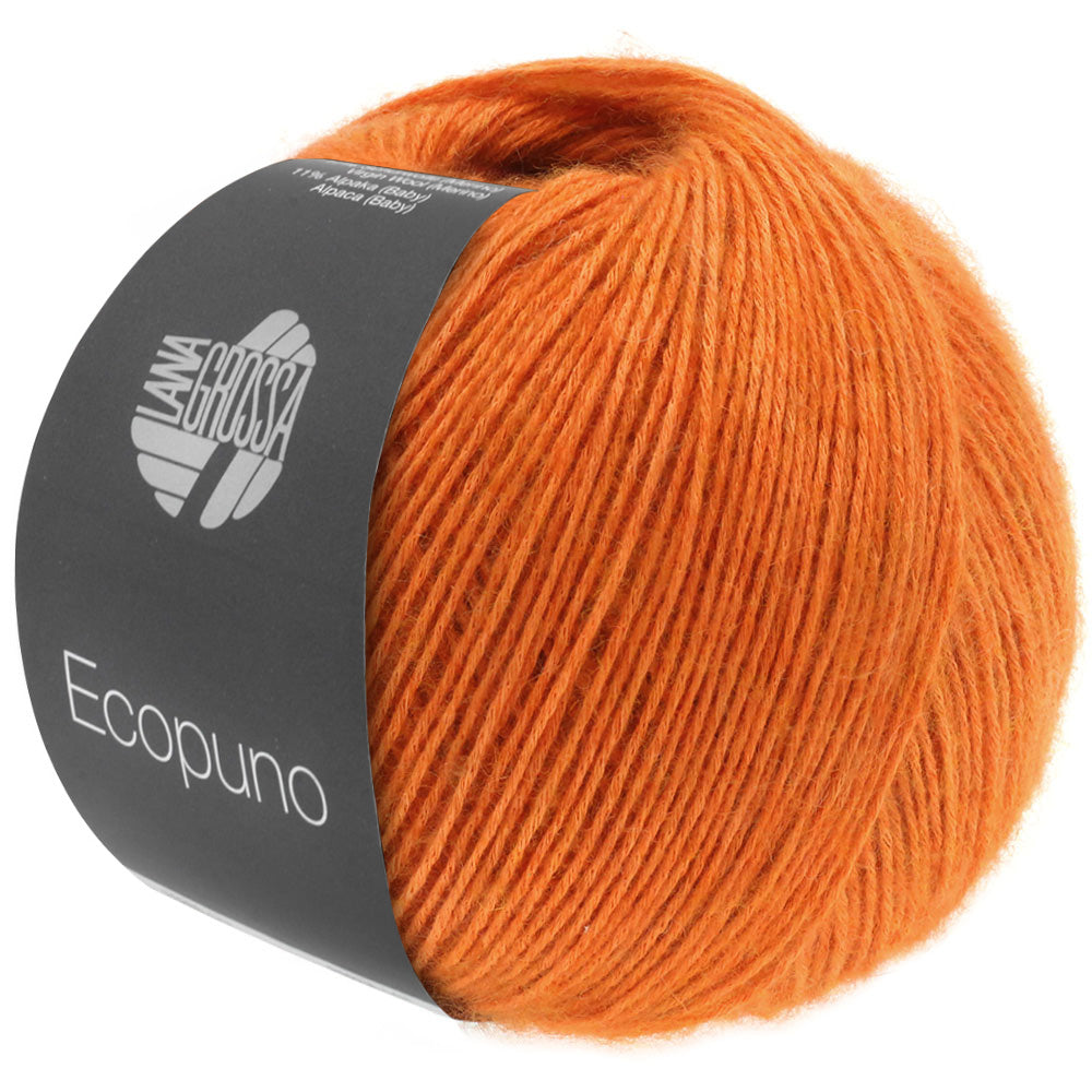 Lana Grossa Ecopuno 50g Farb-Nr. 5, Jaffaorange