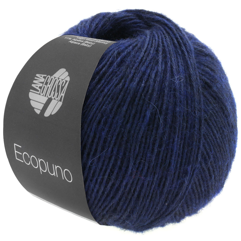 Lana Grossa Ecopuno 50g Farb-Nr. 10, Marine