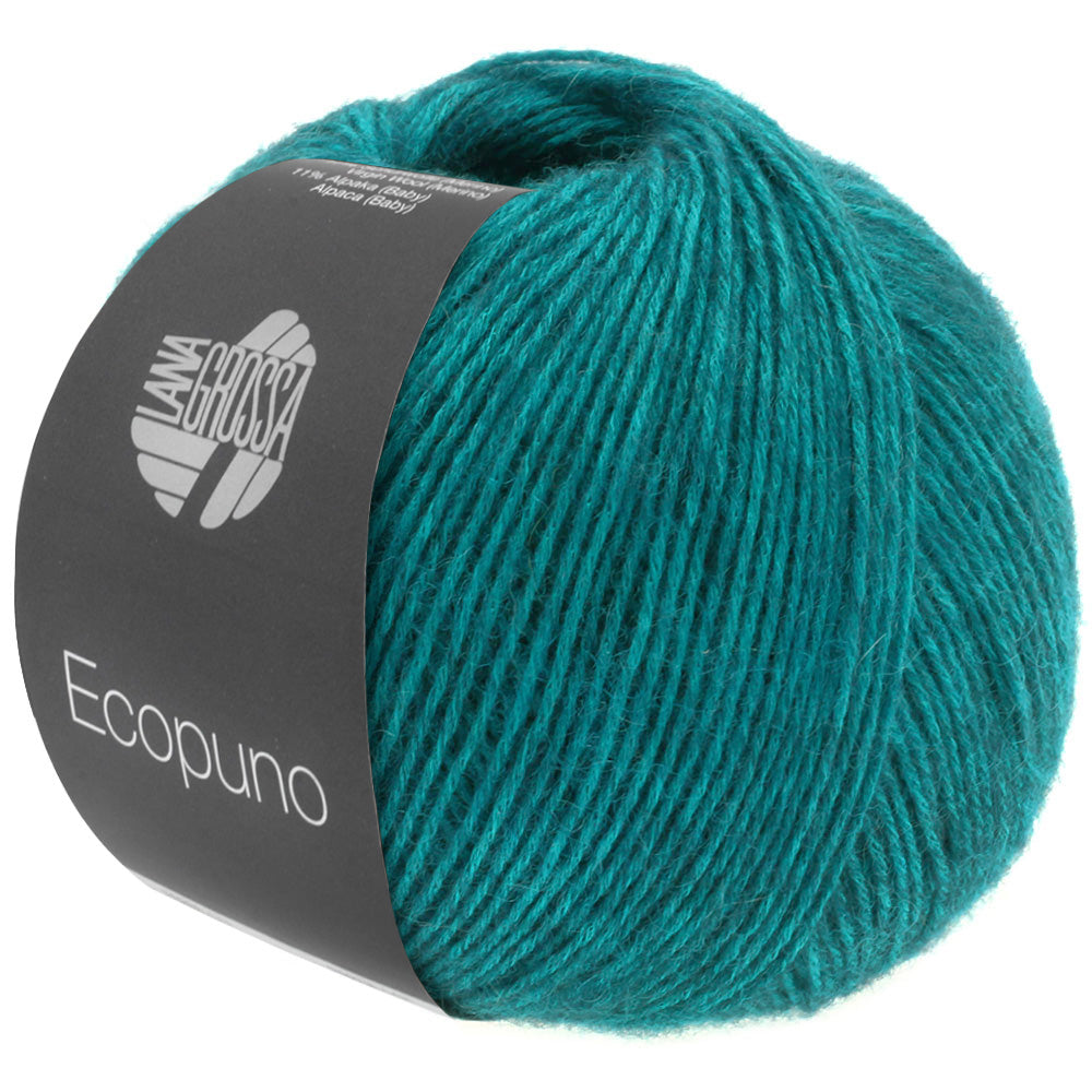 Lana Grossa Ecopuno 50g Farb-Nr. 12, Petrol
