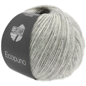 Lana Grossa Ecopuno 50g Farb-Nr. 14, Hellgrau