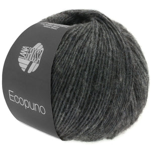Lana Grossa Ecopuno 50g Farb-Nr. 15, Dunkelgrau