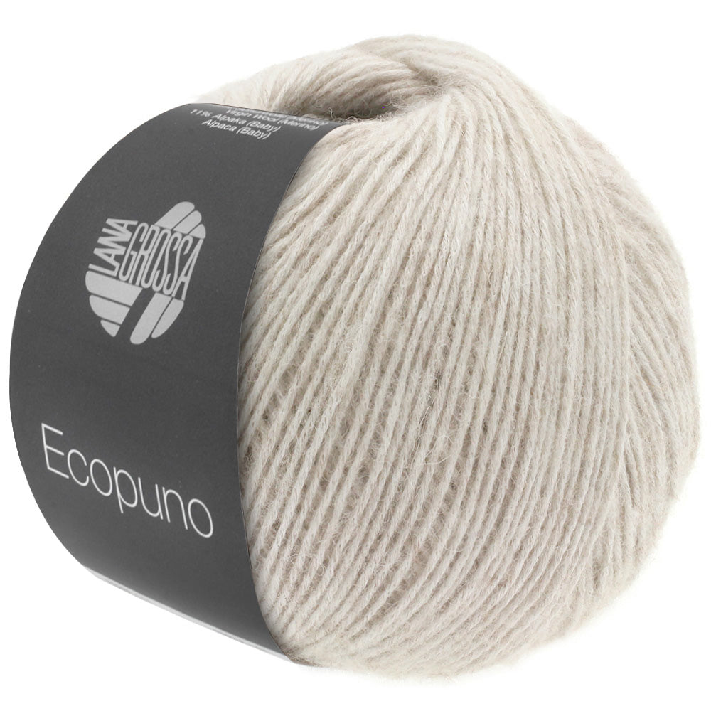 Lana Grossa Ecopuno 50g Farb-Nr. 18, Grège