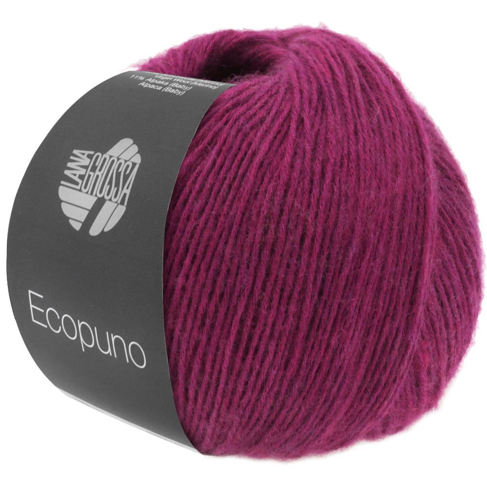 Lana Grossa Ecopuno 50g Farb-Nr. 22, Purpur