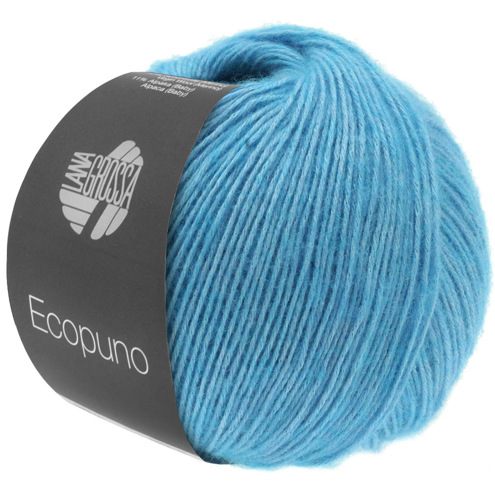 Lana Grossa Ecopuno 50g Farb-Nr. 29, Türkisblau