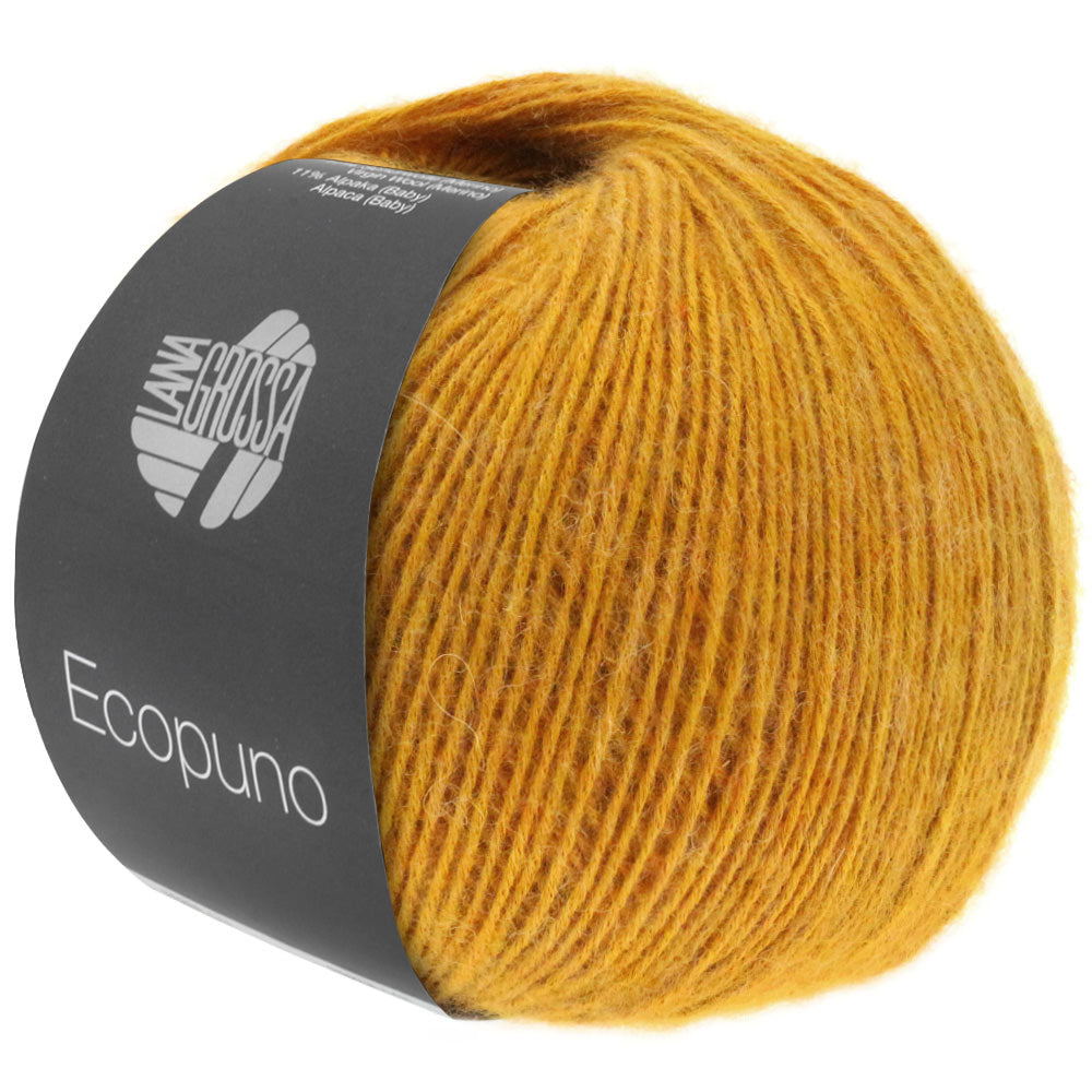 Lana Grossa Ecopuno 50g Farb-Nr. 33, Gelborange