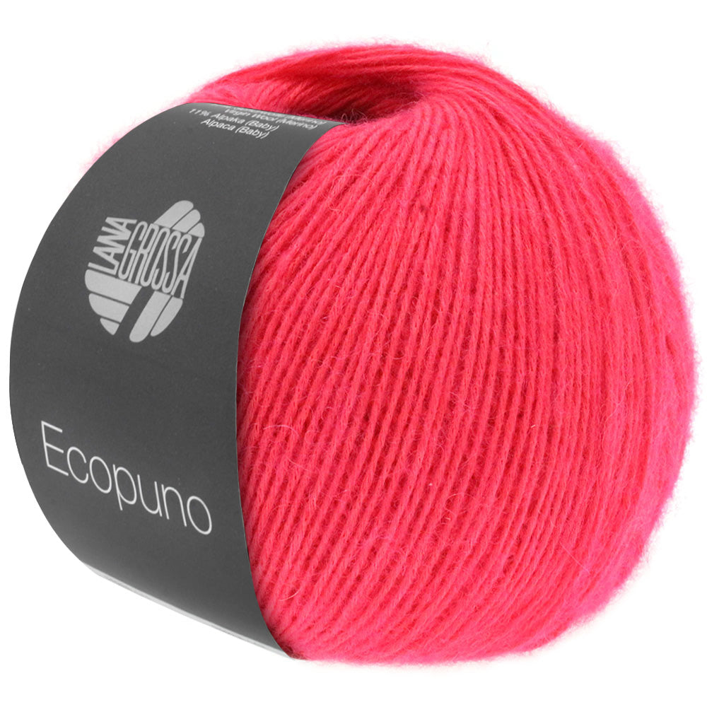 Lana Grossa Ecopuno 50g Farb-Nr. 36, Himbeer