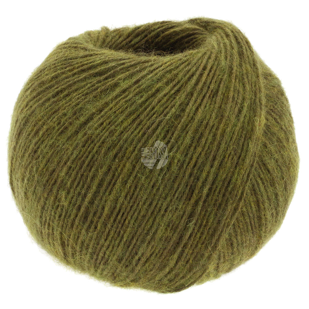 Lana Grossa Ecopuno 50g Farb-Nr. 54, dunkles Olivgrün